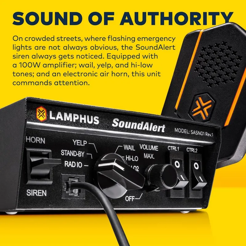 Serena lamphus SoundAlert 100W Emergency Police Siren Kit — фото 1