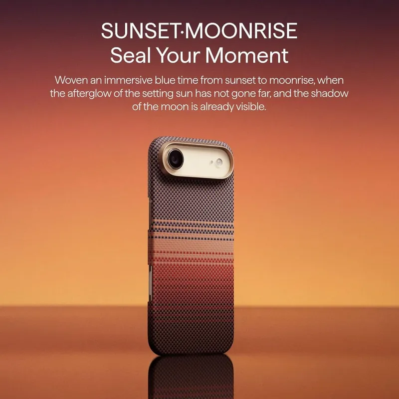 Pitaka Ultra-Slim Case для iPhone 17 Sunset 2