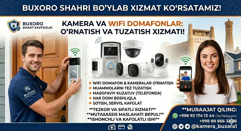 Kamera oʻrnatish xizmati