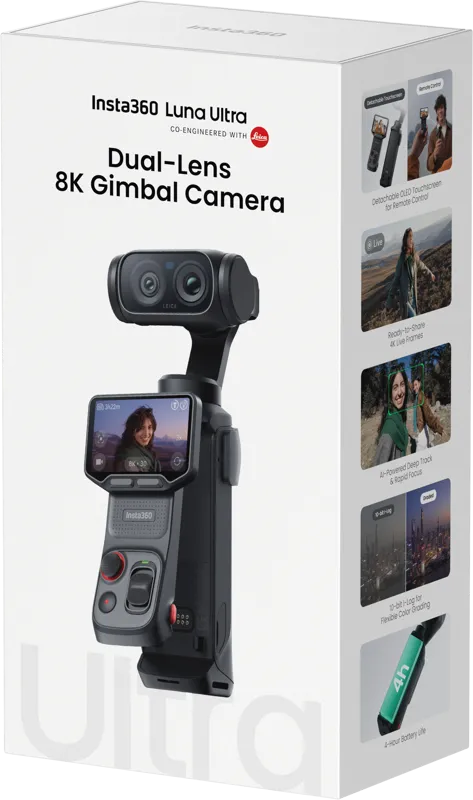 Insta360 Luna Ultra 8K Gimbal Camera /  новый — фото 5