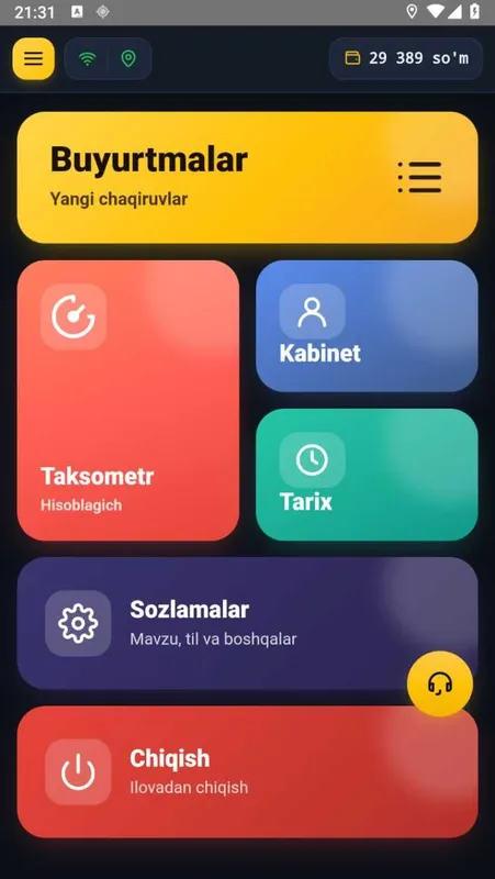 Ijaraga taxi ilova | Такси приложение в аренду 1 Ijaraga taxi ilova | Такси приложение в аренду 1