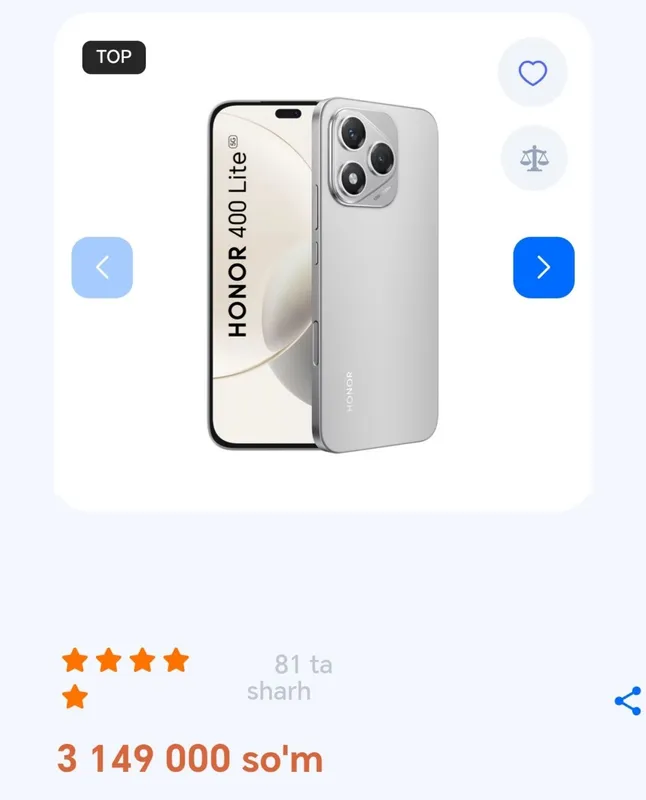 Smartfon Honor 400 lite