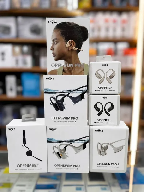 Shokz open run. Open run pro 2. Open swim pro. Eluid kipchoge. Meet 1