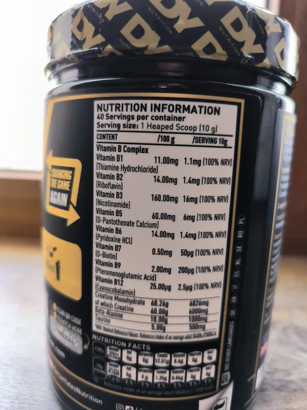 DY Dorian yates creatine креатин моногидрад 400gr — фото 1