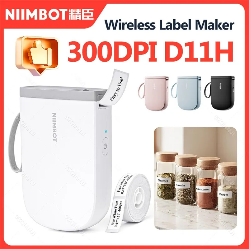 Niimbot D11H original printer. D11ning kuchli versiyasi. D11