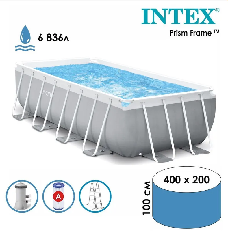 Intex basseyn 400x200x100sm