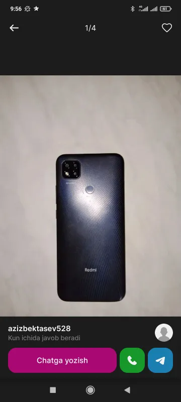 redmi 9c 128 aybi yoq
