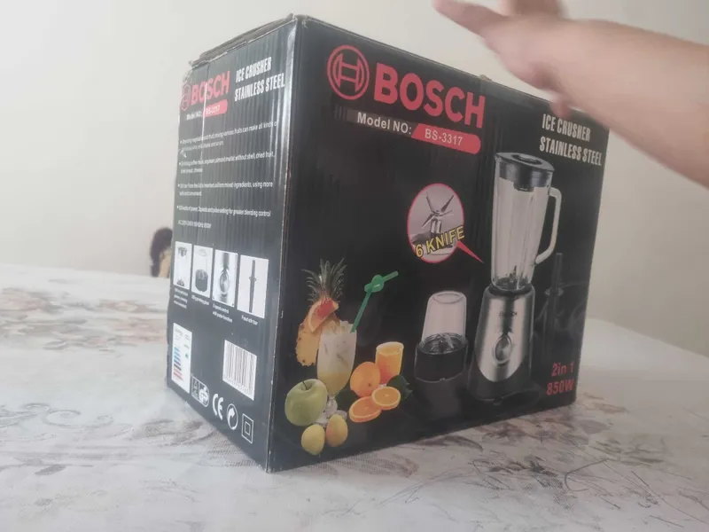 Bosch BS-3317 blender, 2-in-1, 850W. 2 Bosch BS-3317 blender, 2-in-1, 850W. 2