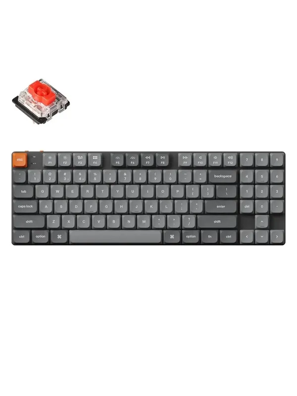 Игровая механическая клавиатура Keychron K13 Max, 90Key, K Pro Red, Hot-swap, QMK, черный