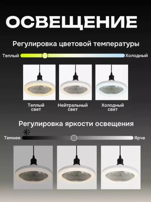Tungi chiroq ventelyatori | chiroqli ventilyator | shift ventelyatori — фото 1