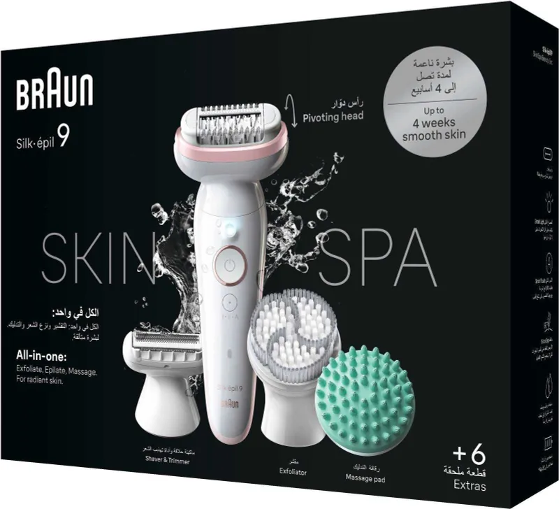 Эпилятор Braun Silk-epil 9 Flex 9-080 Немецкий с гарантией 1 год. — фото 1