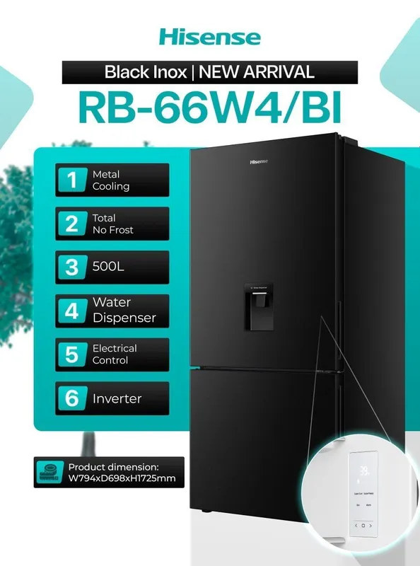 Холодильник Hisense RB-66W4/BI оптом склад 4