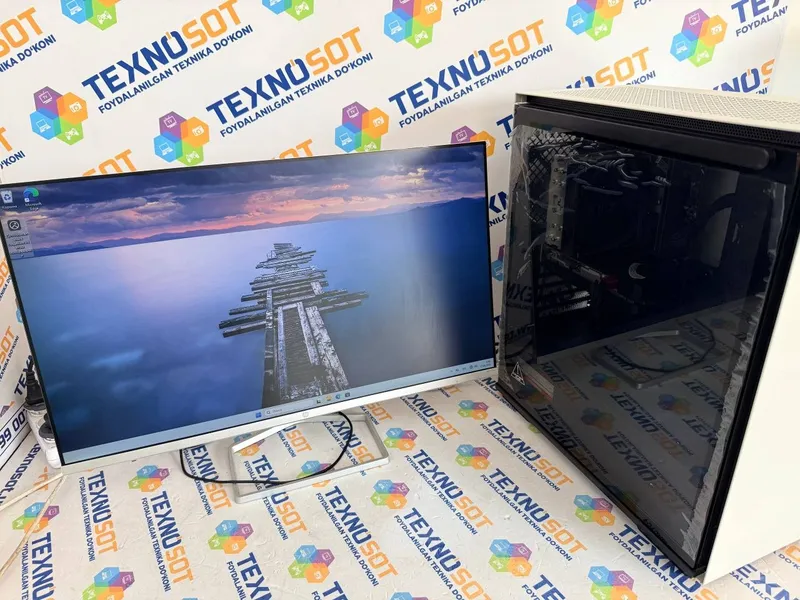Игровой компьютер + монитор HP M27fw FHD