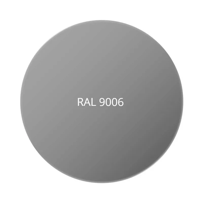 Порошковая матовая электростатическая краска (RAL 9006) 3