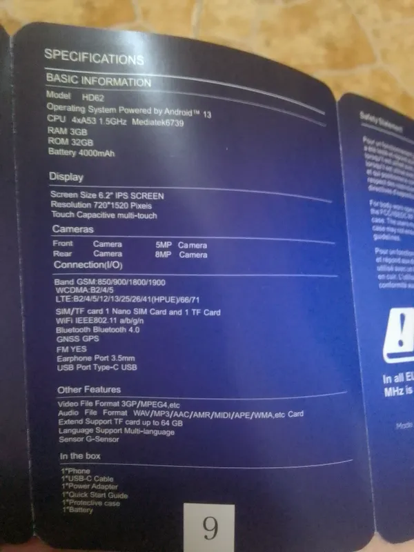 продам андроид Vortex HD62 4 продам андроид Vortex HD62 4