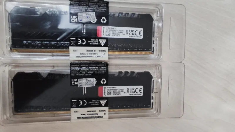 DDR4 Kingston Fury Beast 32gb (16x2) 3600mhz идеал — фото 1