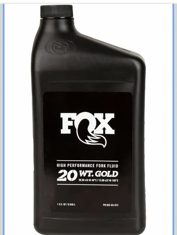 Масло для велосипедной вилки Fox 20WT gold и Motorex 5WT.