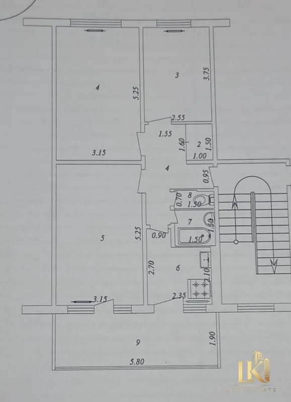 Продаётся 3-комнатная квартира, 70 м², 5/5, Шайхантахурский район 10
