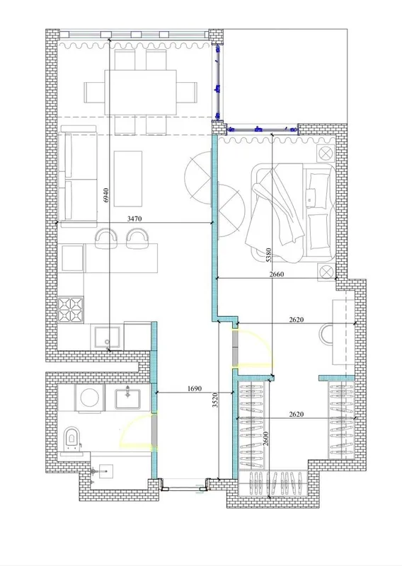 ПРОДАЁТСЯ КВАРТИРА 2/19/51 на Tashkent City Новостройка ЖК “Nest On — фото 3