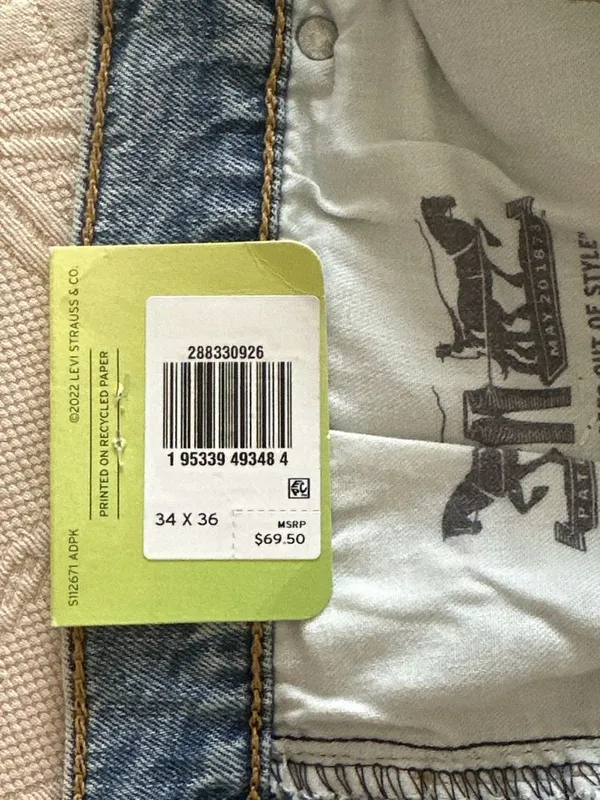 Продаются НОВЫЕ мужские джинсы Levi’s — фото 5