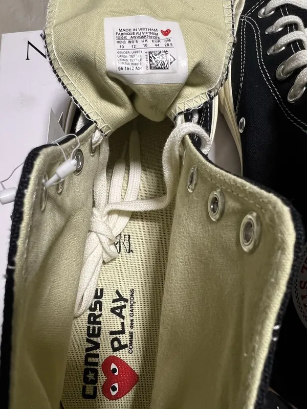 Converse x Comme des Garcons PLAY US 10 4