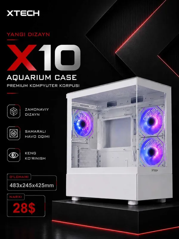 Xtech case aquarium (Модель X-10) игровой кейс 2 Xtech case aquarium (Модель X-10) игровой кейс 2
