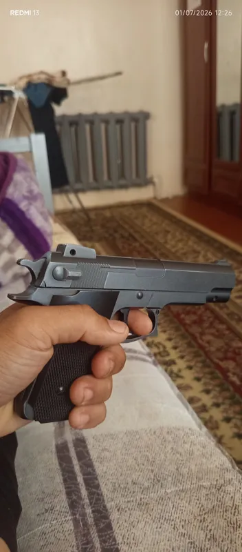 90%metall. Pistolet. Otish masofasi 40 metr 90%metall. Pistolet. Otish masofasi 40 metr