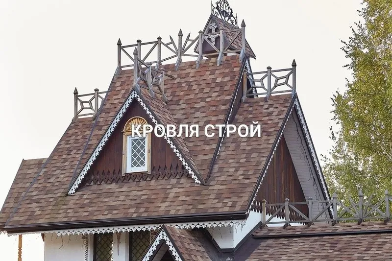 Кровля крыши (мягкая гибкая черепица)