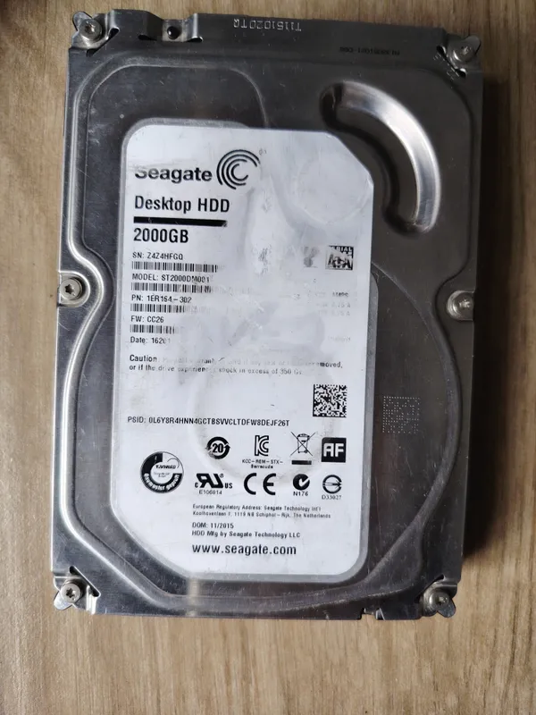 Hdd 2 terabayt. Yangiyol. B/u.