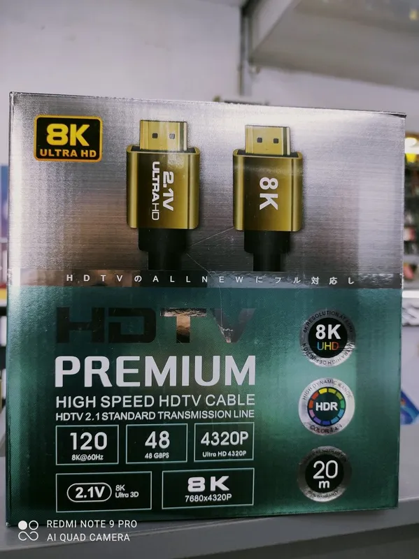 Скидка! Hdmi кабель 2 .1 v / 8 k Hdr/ ARC ( 120 hz ) 15 M 3 Скидка! Hdmi кабель 2 .1 v / 8 k Hdr/ ARC ( 120 hz ) 15 M 3