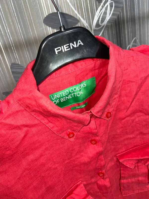 Льняной костюм Benetton 7