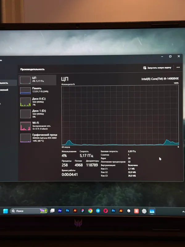 Acer Predator Helios Neo 16 i9 14900hx RTX4060 — фото 5