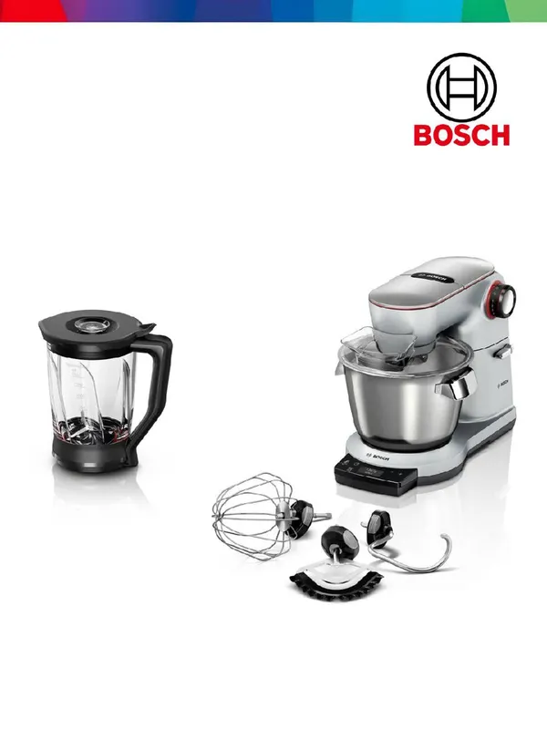 Series 8 Кухонная машина OptiMUM 1500W Bosch MUM9YX5S12 Series 8 Кухонная машина OptiMUM 1500W Bosch MUM9YX5S12