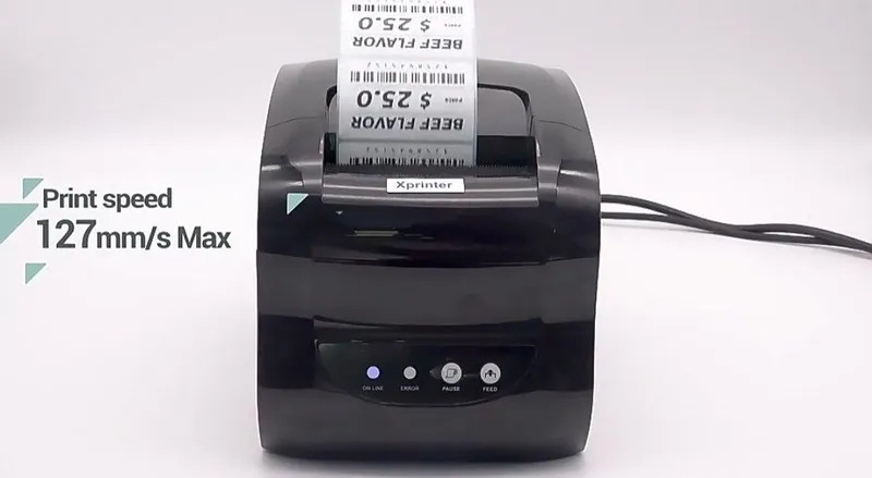 Xprinter XP-365B statsionar yorliq printeri 6 Xprinter XP-365B statsionar yorliq printeri 6