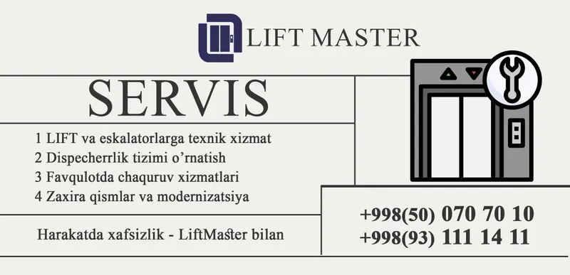 Lift Master.uz – sizning ishonchli yechimingiz! Lift Master.uz – sizning ishonchli yechimingiz!