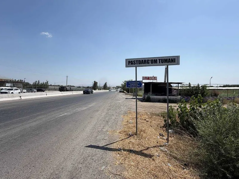 70 sotix trassa bo'yida yer sotiladi Pastdarg'om, Chortut 4