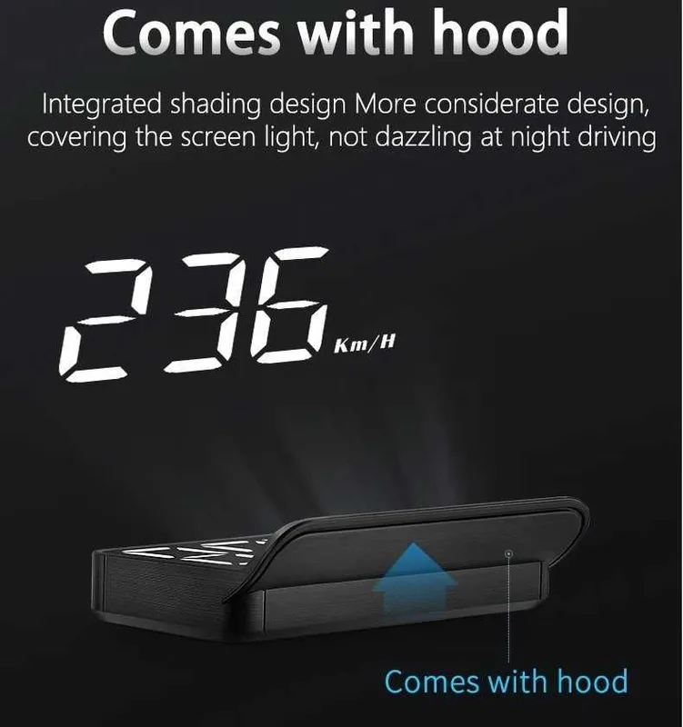 Проектор скорости на лобовом стекле Спидометр Лобовое стекл GPS USB 5