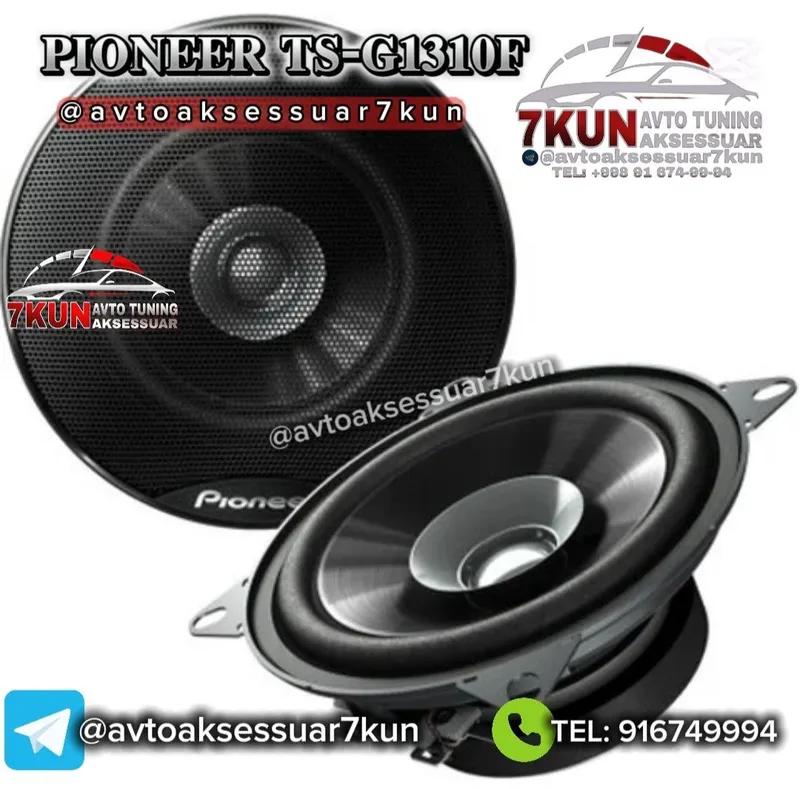 Pioneer TS-G1310 avto audio aparatura — фото 2