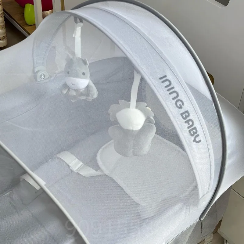 Электрокачалка детская Iningbaby 6в1 TY138C люлька колибель 0–6 месяце 6