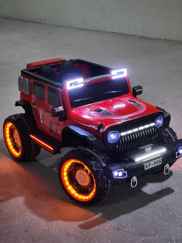 Детский электромобиль Soldat 4x4 с пультом управления, железные диски 1