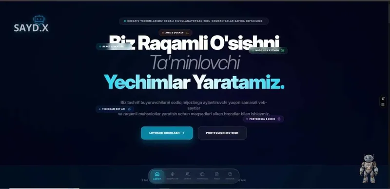 Sayt tuzish va telegram bot hamda sheets xizmatlari 1 Sayt tuzish va telegram bot hamda sheets xizmatlari 1