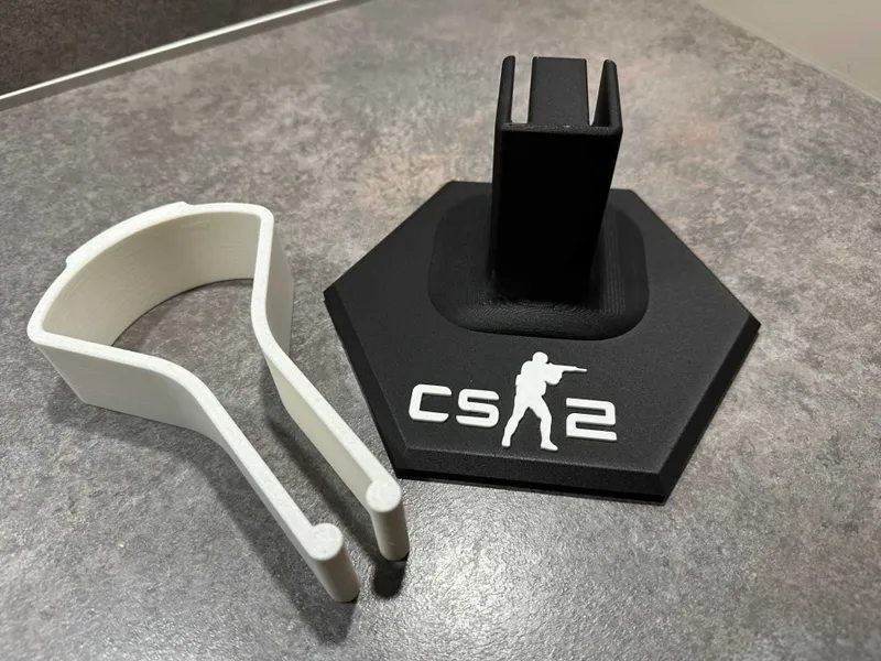 подставка под наушники CS2 спец цена для игровых клубов, разборные pla — фото 1