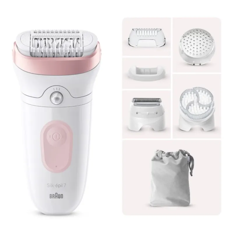 Эпилятор Braun Silk-epil 7 SE7060 для влажной и сухой эпиляции — фото 1