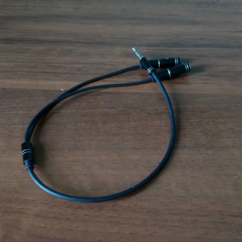 Kabel, ADAPTER - Mikrafon va Headphone ulash uchun — фото 2