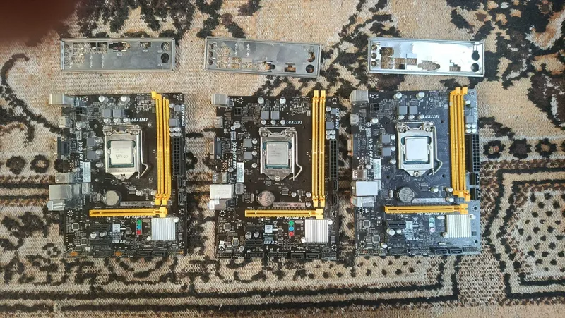 плата biostar h110 + cpu g4400, Gigabayt p41 ddr3 cpu 2100 1 плата biostar h110 + cpu g4400, Gigabayt p41 ddr3 cpu 2100 1