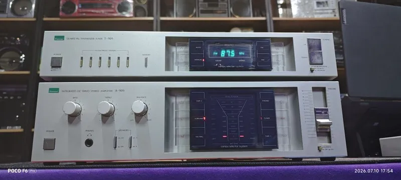 Усилитель Sansui A-909 , в отличном состоянии. 1