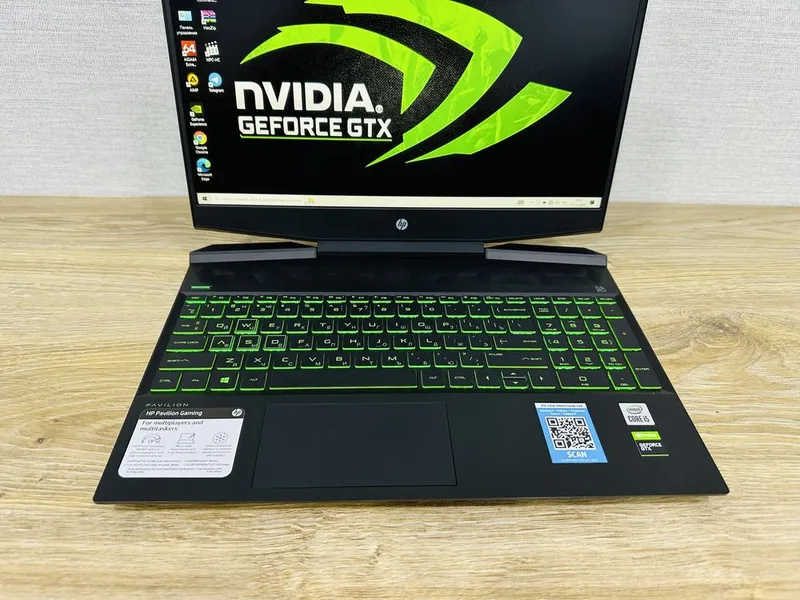 HP Gaming Core i5-10 Gen+GTX1650 Мощный, Премиум игравой ноутбук 4
