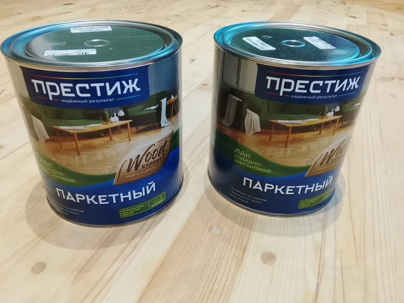 Лак престиж полумат для паркета 1 Лак престиж полумат для паркета 1