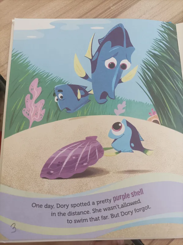 Книга на английском языке История Дори Finding Dory 3