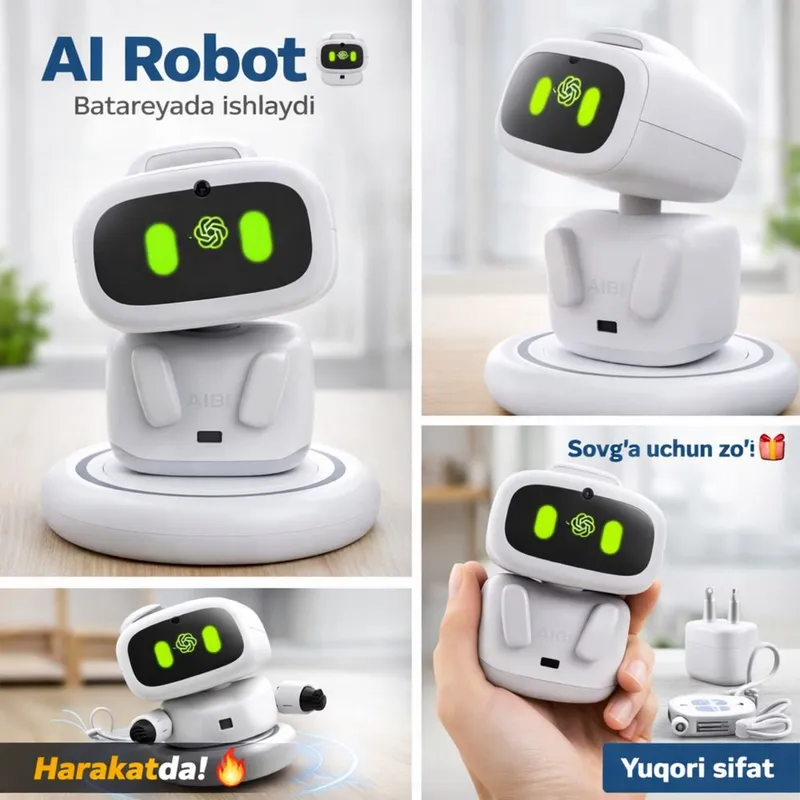 Aibi Pocket AI Robot — Aqlli hamroh